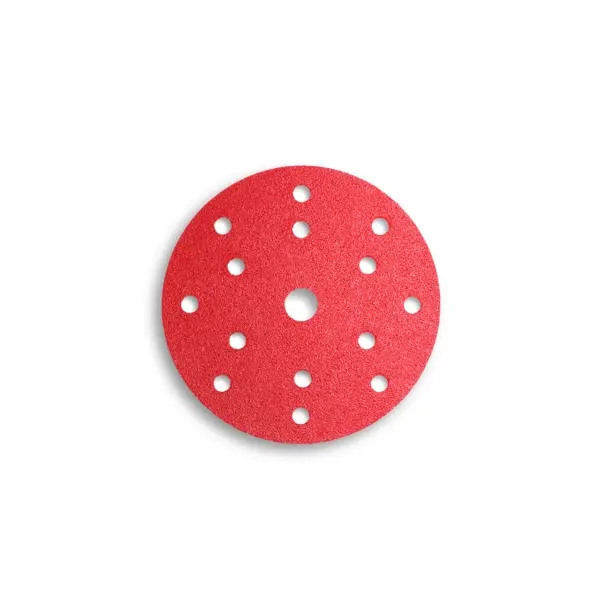 Disc hook & loop cu granule ceramice Ø150 mm cu 15 găuri